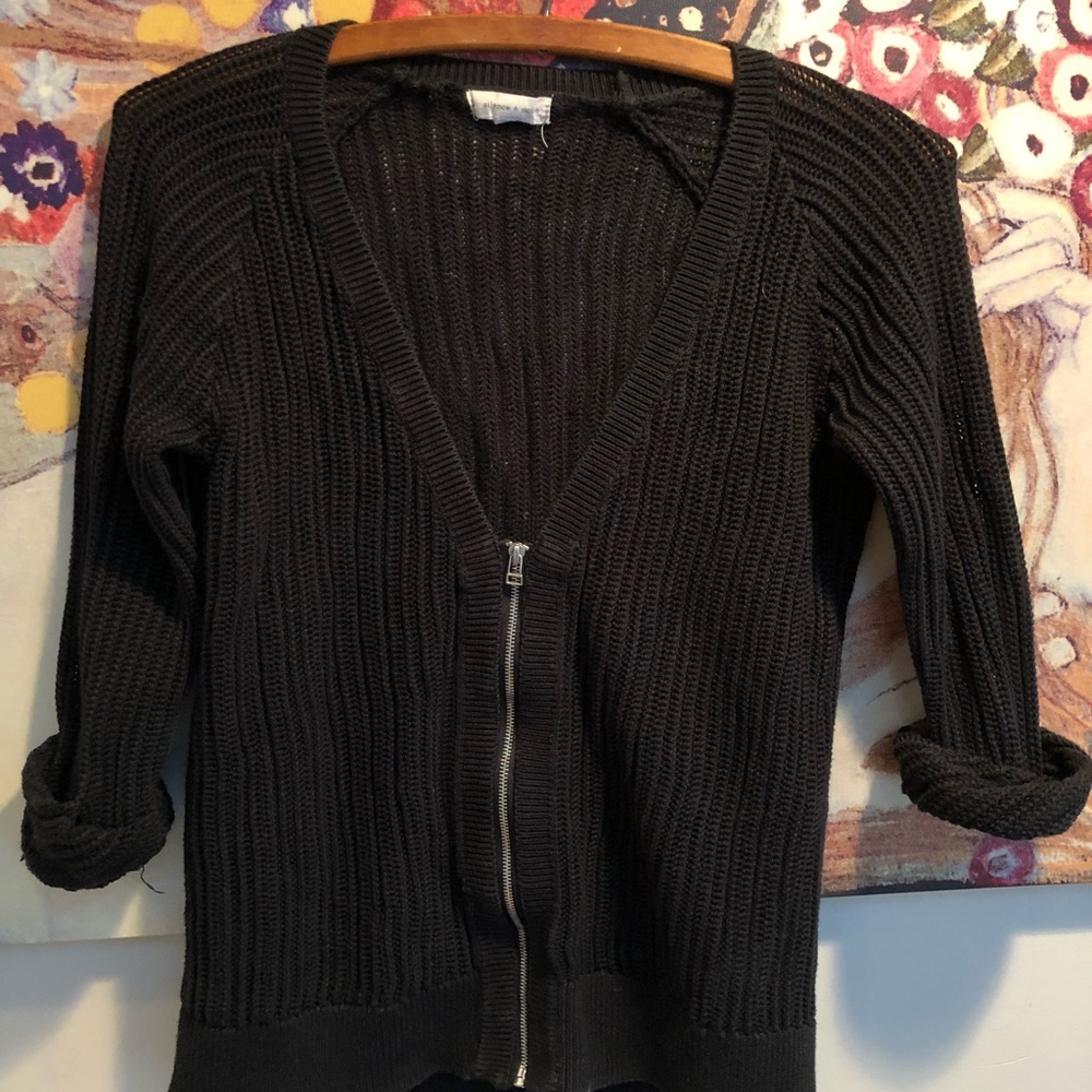 Black knit sweater Urban Outfitters